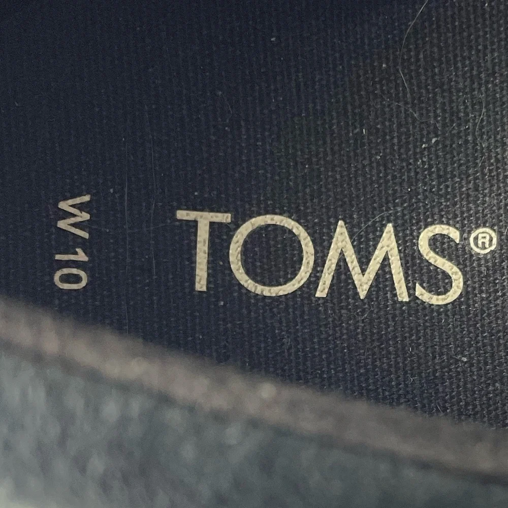 Toms Women’s Black Slip On Shoes